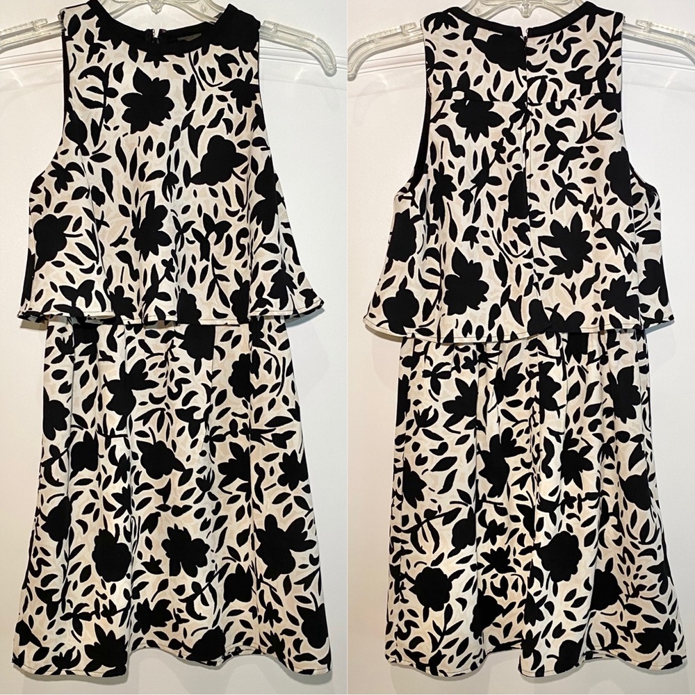 Ann Taylor Loft Floral Popover Dress 00P